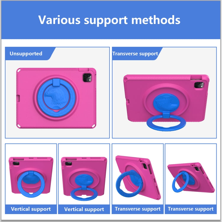 For iPad Pro 11 2022/2021/2020/2018 / Air5 10.9 2022 / Air4 10.9 2020 EVA + PC Shockproof Tablet Case with Waterproof Frame(Rose Red) - iPad Pro 11 (2022/2021) Cases by buy2fix | Online Shopping UK | buy2fix