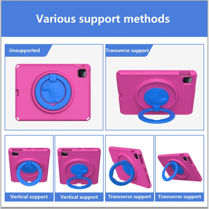 For iPad Pro 11 2022/2021/2020/2018 / Air5 10.9 2022 / Air4 10.9 2020 EVA + PC Shockproof Tablet Case with Waterproof Frame(Rose Red) - iPad Pro 11 (2022/2021) Cases by buy2fix | Online Shopping UK | buy2fix