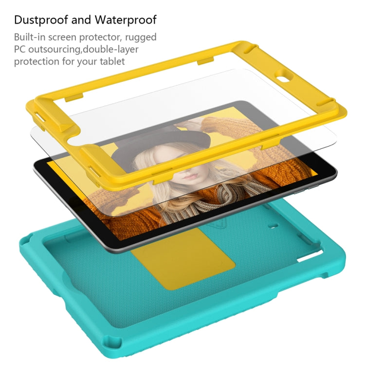 For iPad mini 1/2/3/4/5 EVA + PC Shockproof Tablet Case with Waterproof Frame(Glacier Green) - iPad mini (2019) / mini 5 Cases by buy2fix | Online Shopping UK | buy2fix