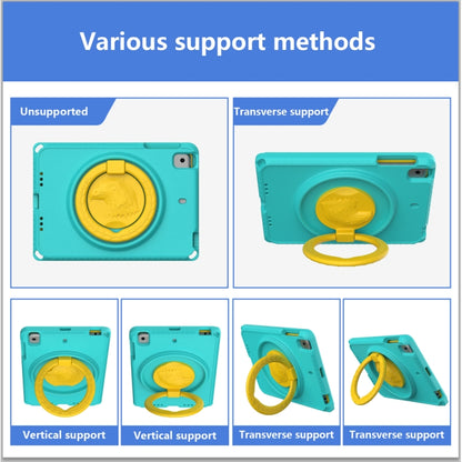 For iPad mini 1/2/3/4/5 EVA + PC Shockproof Tablet Case with Waterproof Frame(Glacier Green) - iPad mini (2019) / mini 5 Cases by buy2fix | Online Shopping UK | buy2fix