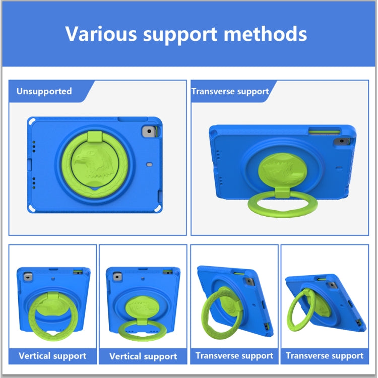 For iPad mini 1/2/3/4/5 EVA + PC Shockproof Tablet Case with Waterproof Frame(Blue) - iPad mini (2019) / mini 5 Cases by buy2fix | Online Shopping UK | buy2fix