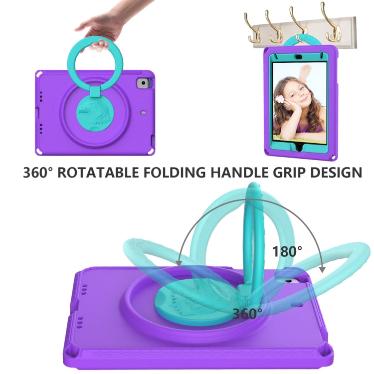 For iPad mini 1/2/3/4/5 EVA + PC Shockproof Tablet Case with Waterproof Frame(Purple) - iPad mini (2019) / mini 5 Cases by buy2fix | Online Shopping UK | buy2fix