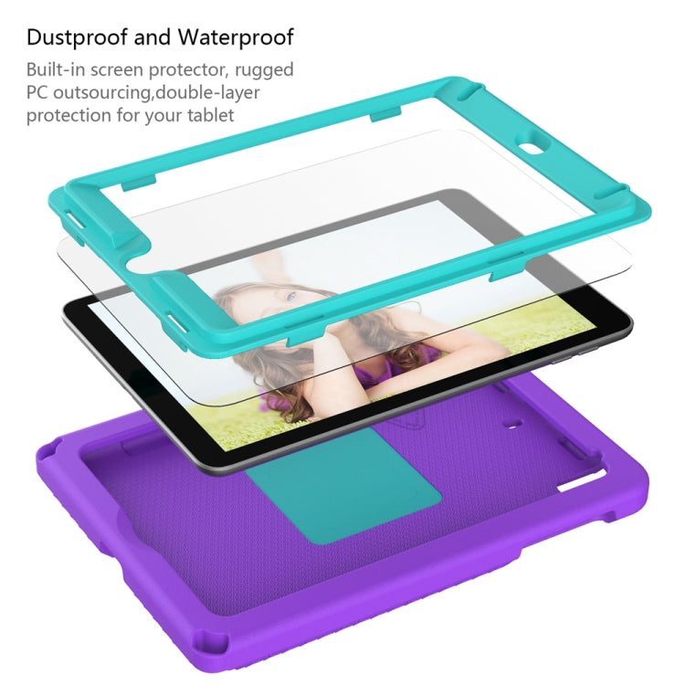 For iPad mini 1/2/3/4/5 EVA + PC Shockproof Tablet Case with Waterproof Frame(Purple) - iPad mini (2019) / mini 5 Cases by buy2fix | Online Shopping UK | buy2fix