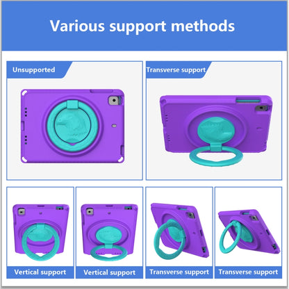 For iPad mini 1/2/3/4/5 EVA + PC Shockproof Tablet Case with Waterproof Frame(Purple) - iPad mini (2019) / mini 5 Cases by buy2fix | Online Shopping UK | buy2fix