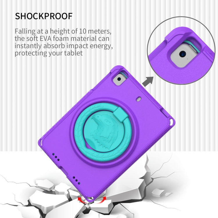 For iPad mini 1/2/3/4/5 EVA + PC Shockproof Tablet Case with Waterproof Frame(Purple) - iPad mini (2019) / mini 5 Cases by buy2fix | Online Shopping UK | buy2fix