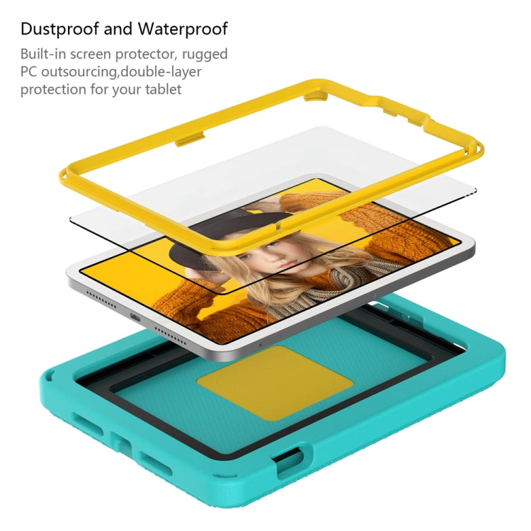For iPad mini 6 / mini 2024 EVA + PC Shockproof Tablet Case with Waterproof Frame(Glacier Green) - iPad mini 6 Cases by buy2fix | Online Shopping UK | buy2fix