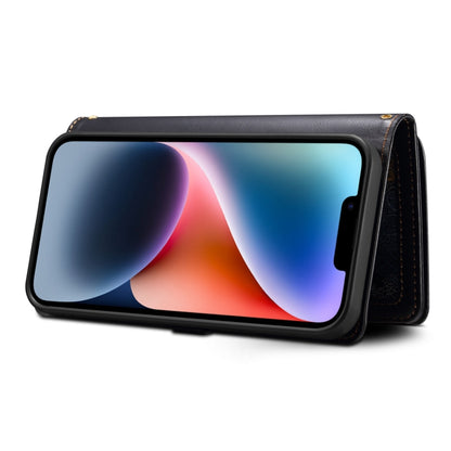 For iPhone XS Max ESEBLE Star Series Lanyard Zipper Wallet RFID Leather Case(Black) - More iPhone Cases by ESEBLE | Online Shopping UK | buy2fix