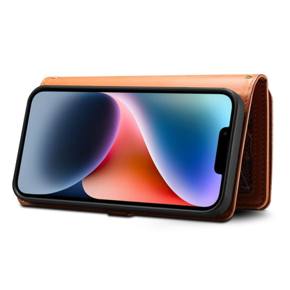 For iPhone XR ESEBLE Star Series Lanyard Zipper Wallet RFID Leather Case(Brown) - More iPhone Cases by ESEBLE | Online Shopping UK | buy2fix