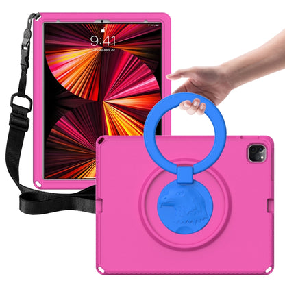 For iPad Pro 12.9 inch 2022/2021/2020/2018 EVA + PC Shockproof Tablet Case without Waterproof Frame(Rose Red) - iPad Pro 12.9 (2022/2021) Cases by buy2fix | Online Shopping UK | buy2fix