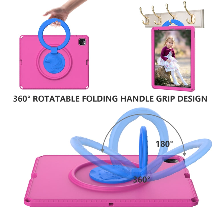 For iPad Pro 12.9 inch 2022/2021/2020/2018 EVA + PC Shockproof Tablet Case without Waterproof Frame(Rose Red) - iPad Pro 12.9 (2022/2021) Cases by buy2fix | Online Shopping UK | buy2fix