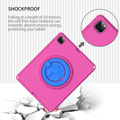 For iPad Pro 12.9 inch 2022/2021/2020/2018 EVA + PC Shockproof Tablet Case without Waterproof Frame(Rose Red) - iPad Pro 12.9 (2022/2021) Cases by buy2fix | Online Shopping UK | buy2fix