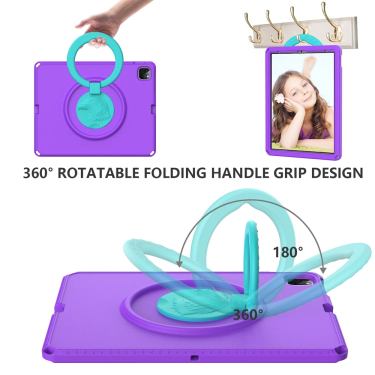 For iPad Pro 12.9 inch 2022/2021/2020/2018 EVA + PC Shockproof Tablet Case without Waterproof Frame(Purple) - iPad Pro 12.9 (2022/2021) Cases by buy2fix | Online Shopping UK | buy2fix