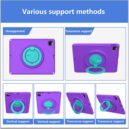 For iPad Pro 12.9 inch 2022/2021/2020/2018 EVA + PC Shockproof Tablet Case without Waterproof Frame(Purple) - iPad Pro 12.9 (2022/2021) Cases by buy2fix | Online Shopping UK | buy2fix