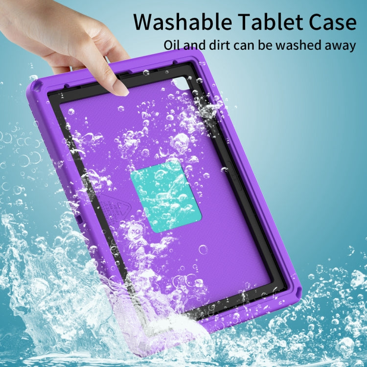 For iPad Pro 12.9 inch 2022/2021/2020/2018 EVA + PC Shockproof Tablet Case without Waterproof Frame(Purple) - iPad Pro 12.9 (2022/2021) Cases by buy2fix | Online Shopping UK | buy2fix
