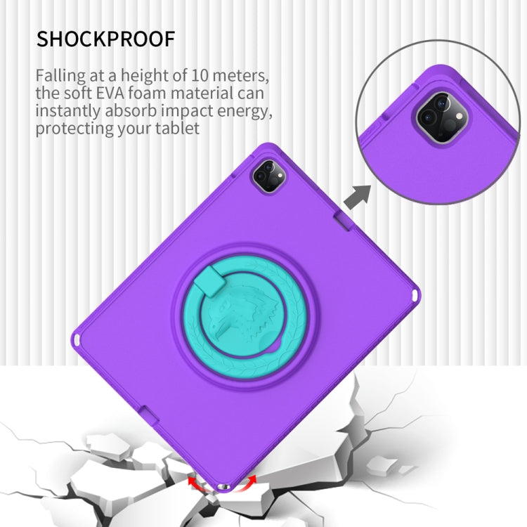For iPad Pro 12.9 inch 2022/2021/2020/2018 EVA + PC Shockproof Tablet Case without Waterproof Frame(Purple) - iPad Pro 12.9 (2022/2021) Cases by buy2fix | Online Shopping UK | buy2fix