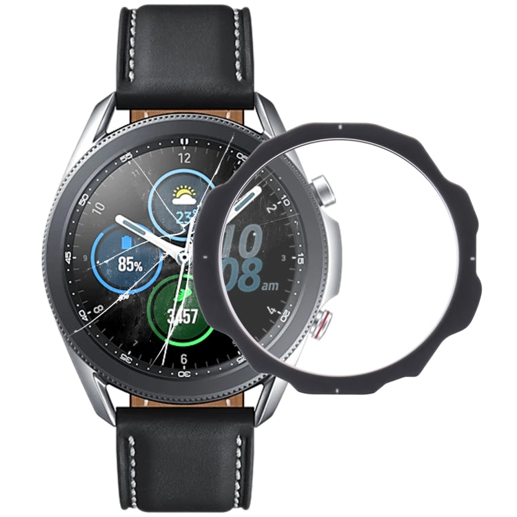 For Samsung Galaxy Watch3 41mm SM-R850 / R855 Original Front Screen Outer Glass Lens(Black) - Other Parts by buy2fix | Online Shopping UK | buy2fix