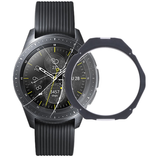 For Samsung Galaxy Watch 42mm SM-R810 Original Front Screen Outer Glass Lens(Black) - Other Parts by buy2fix | Online Shopping UK | buy2fix