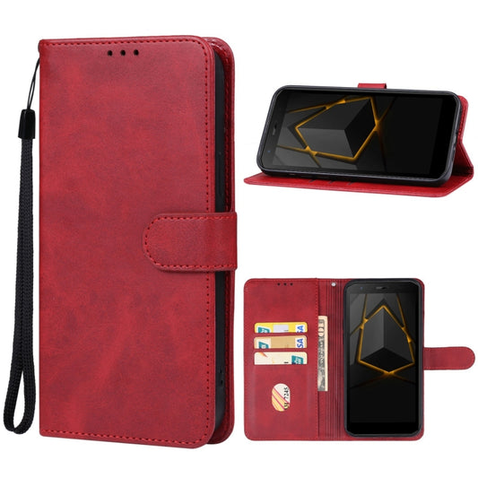 For Doogee S41 / S41 Pro Leather Phone Case(Red) - Doogee Cases by buy2fix | Online Shopping UK | buy2fix