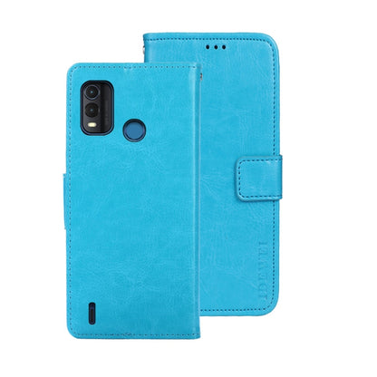 For Nokia G11 Plus idewei Crazy Horse Texture Leather Phone Case(Sky Blue) - Nokia Cases by idewei | Online Shopping UK | buy2fix