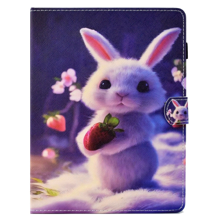 For 7 inch Tablet Electric Pressed TPU Leather Tablet Case(Strawberry Bunny) - 7 inch by buy2fix | Online Shopping UK | buy2fix