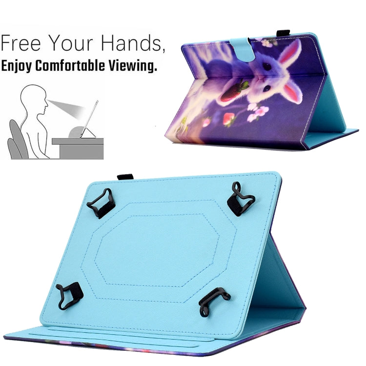 For 7 inch Tablet Electric Pressed TPU Leather Tablet Case(Strawberry Bunny) - 7 inch by buy2fix | Online Shopping UK | buy2fix