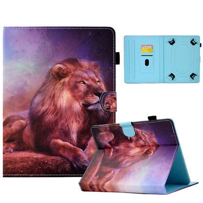 For 10 inch Tablet Electric Pressed TPU Leather Tablet Case(Lion King) - 10 - 11 inch by buy2fix | Online Shopping UK | buy2fix