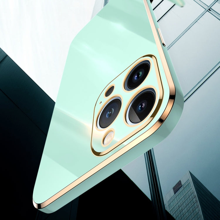 For iPhone 14 Pro XINLI Straight Edge 6D Electroplate TPU Phone Case(Black) - iPhone 14 Pro Cases by XINLI | Online Shopping UK | buy2fix