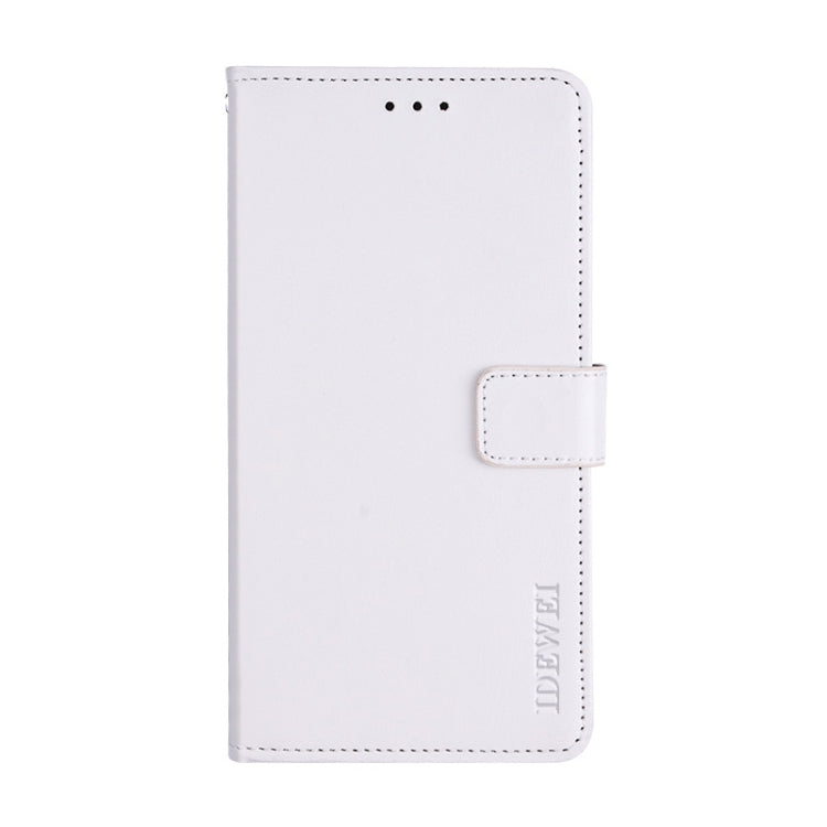 For Huawei nova Y61 4G idewei Crazy Horse Texture Leather Phone Case(White) - Huawei Cases by idewei | Online Shopping UK | buy2fix