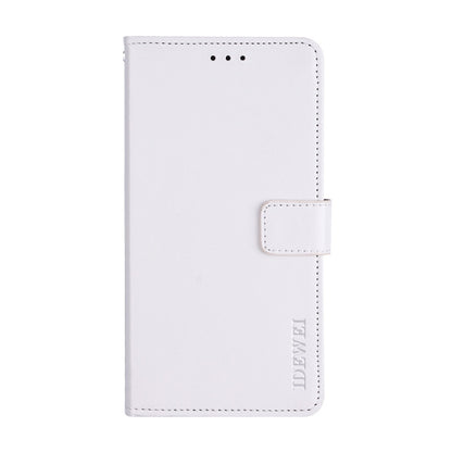 For Infinix Zero Ultra 5G idewei Crazy Horse Texture Leather Phone Case(White) by idewei