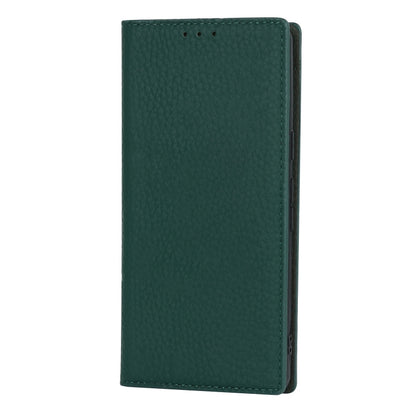 For Google Pixel 7 5G Litchi Texture Genuine Leather Phone Case(Dark Green) - Google Cases by buy2fix | Online Shopping UK | buy2fix