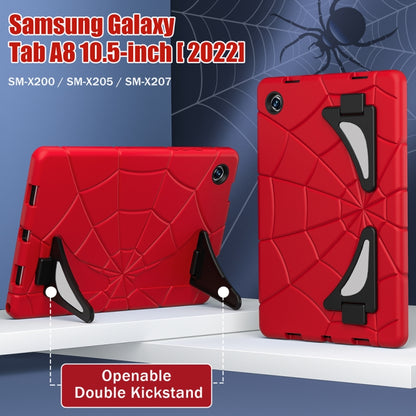 For Samsung Galaxy Tab A8 10.5 2021 Silicone + PC Shockproof Protective Tablet Case(Red+Black) - Other Galaxy Tab PC by buy2fix | Online Shopping UK | buy2fix