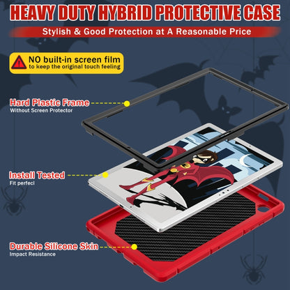 For Samsung Galaxy Tab A8 10.5 2021 Silicone + PC Shockproof Protective Tablet Case(Red+Black) - Other Galaxy Tab PC by buy2fix | Online Shopping UK | buy2fix