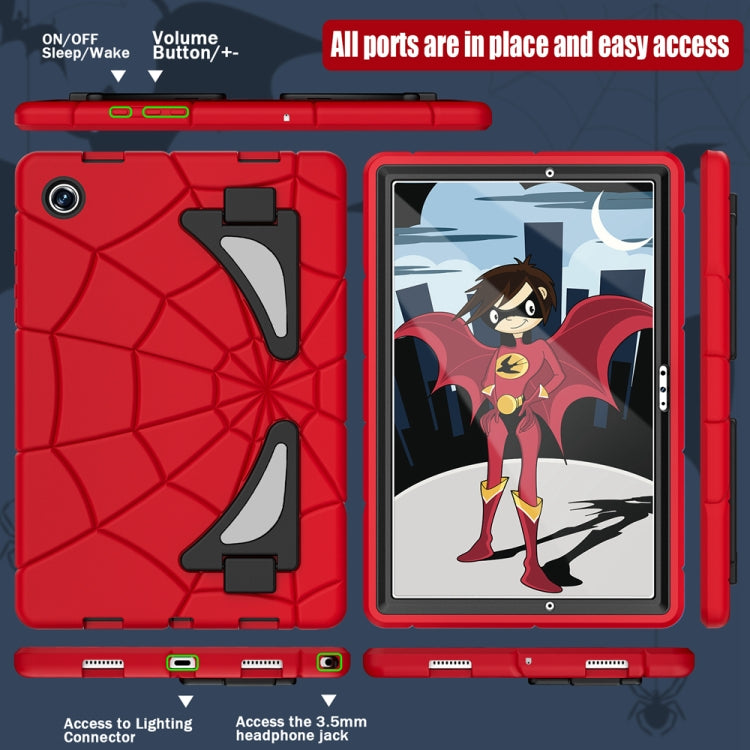 For Samsung Galaxy Tab A8 10.5 2021 Silicone + PC Shockproof Protective Tablet Case(Red+Black) - Other Galaxy Tab PC by buy2fix | Online Shopping UK | buy2fix