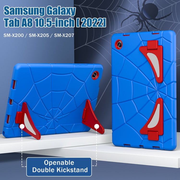 For Samsung Galaxy Tab A8 10.5 2021 Silicone + PC Shockproof Protective Tablet Case(Blue+Red) - Other Galaxy Tab PC by buy2fix | Online Shopping UK | buy2fix