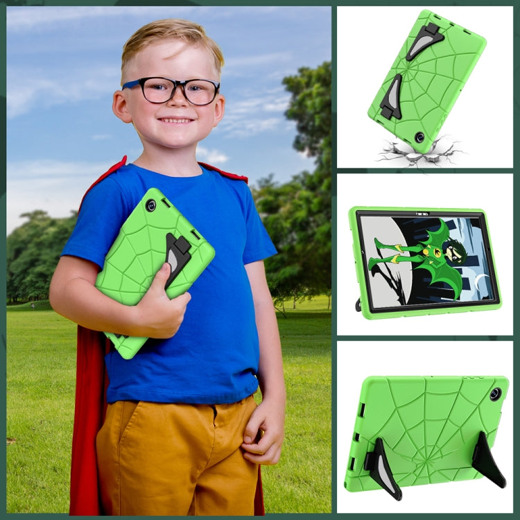 For Samsung Galaxy Tab A8 10.5 2021 Silicone + PC Shockproof Protective Tablet Case(Green+Black) - Other Galaxy Tab PC by buy2fix | Online Shopping UK | buy2fix