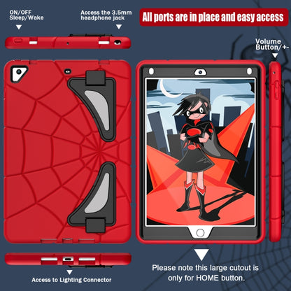 For iPad 9.7 2018 / 2017 / Air 2 Silicone + PC Shockproof Protective Tablet Case(Red+Black) - iPad 9.7 (2018) & (2017) Cases by buy2fix | Online Shopping UK | buy2fix