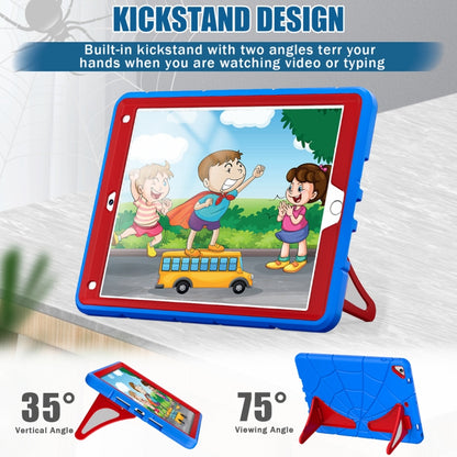 For iPad 9.7 2018 / 2017 / Air 2 Silicone + PC Shockproof Protective Tablet Case(Blue+Red) - iPad 9.7 (2018) & (2017) Cases by buy2fix | Online Shopping UK | buy2fix