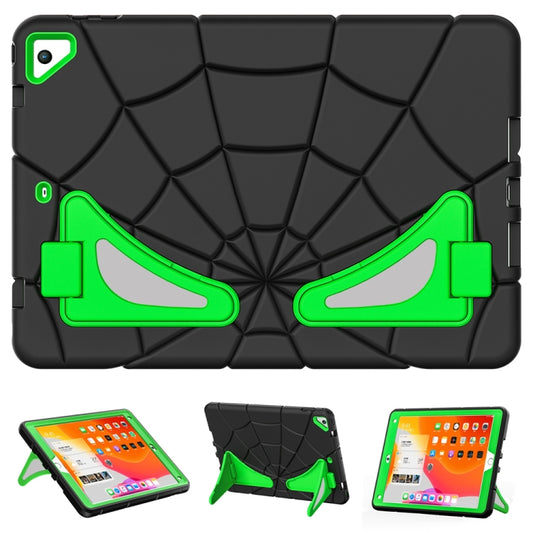 For iPad 9.7 2018 / 2017 / Air 2 Silicone + PC Shockproof Protective Tablet Case(Black+Green) - iPad 9.7 (2018) & (2017) Cases by buy2fix | Online Shopping UK | buy2fix