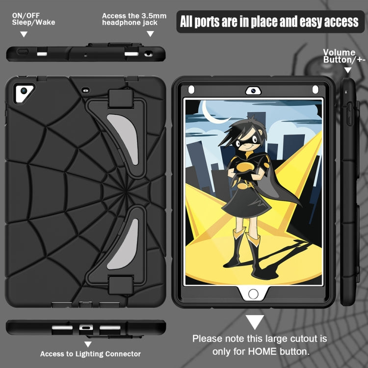 For iPad 9.7 2018 / 2017 / Air 2 Silicone + PC Shockproof Protective Tablet Case(Black) - iPad 9.7 (2018) & (2017) Cases by buy2fix | Online Shopping UK | buy2fix