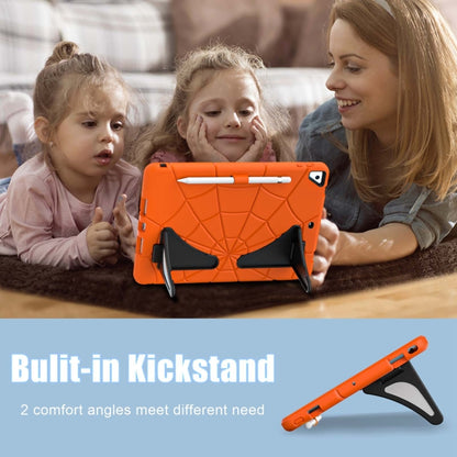 For iPad 10.2 2021 / 2020 / 2019 Silicone + PC Shockproof Protective Tablet Case (Black+Orange) - iPad 10.2 Cases by buy2fix | Online Shopping UK | buy2fix