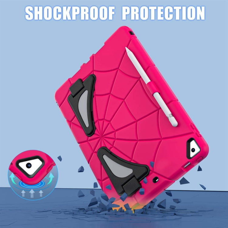 For iPad 10.2 2021 / 2020 / 2019 Silicone + PC Shockproof Protective Tablet Case (Black Pink) - iPad 10.2 Cases by buy2fix | Online Shopping UK | buy2fix