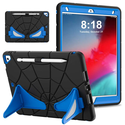 For iPad 10.2 2021 / 2020 / 2019 Silicone + PC Shockproof Protective Tablet Case (Black Blue) - iPad 10.2 Cases by buy2fix | Online Shopping UK | buy2fix
