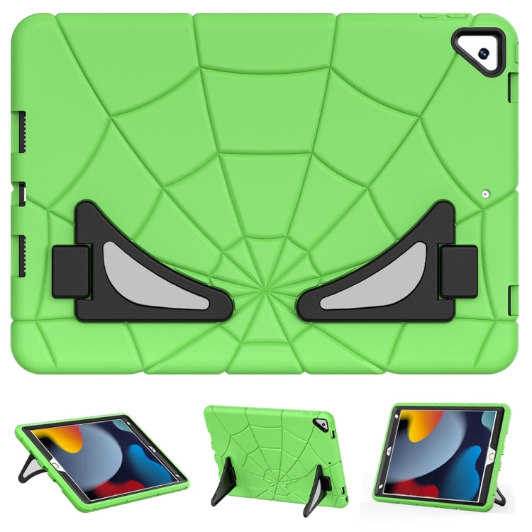 For iPad 10.2 2021 / 2020 / 2019 Silicone + PC Shockproof Protective Tablet Case(Green+Black) - iPad 10.2 Cases by buy2fix | Online Shopping UK | buy2fix
