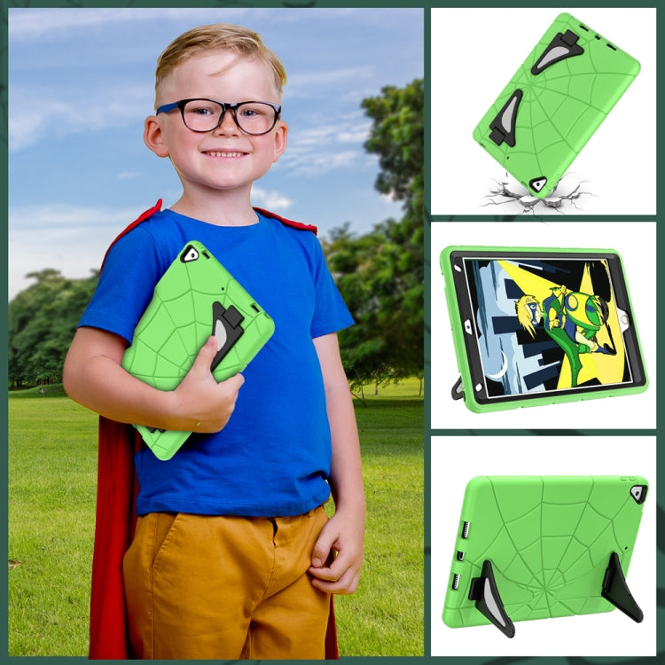 For iPad 10.2 2021 / 2020 / 2019 Silicone + PC Shockproof Protective Tablet Case(Green+Black) - iPad 10.2 Cases by buy2fix | Online Shopping UK | buy2fix