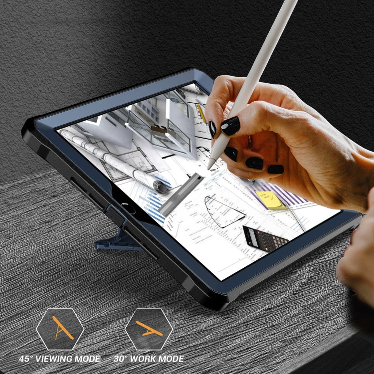 For iPad 9.7 2017/2018 Explorer PC + TPU Tablet Protective Case(Blue) - iPad 9.7 (2018) & (2017) Cases by buy2fix | Online Shopping UK | buy2fix