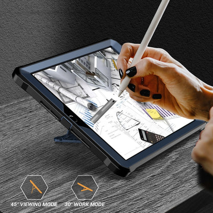 For iPad 9.7 2017/2018 Explorer PC + TPU Tablet Protective Case(Blue) - iPad 9.7 (2018) & (2017) Cases by buy2fix | Online Shopping UK | buy2fix