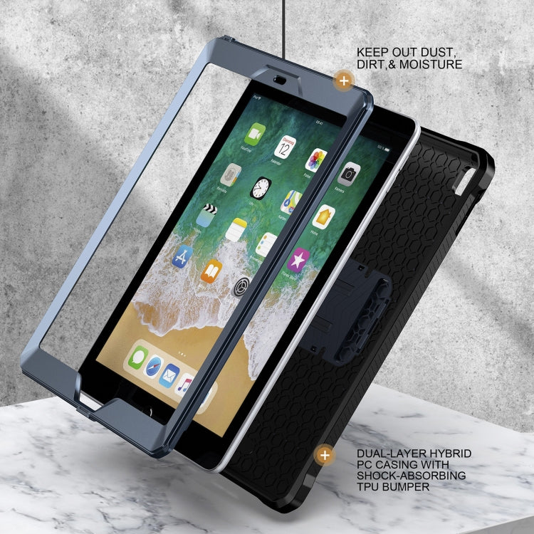 For iPad 9.7 2017/2018 Explorer PC + TPU Tablet Protective Case(Blue) - iPad 9.7 (2018) & (2017) Cases by buy2fix | Online Shopping UK | buy2fix