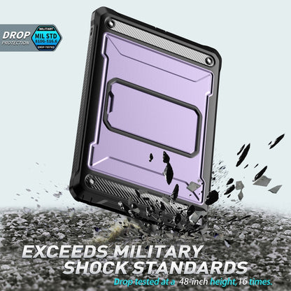 For iPad 9.7 2017/2018 Explorer PC + TPU Tablet Protective Case(Purple) - iPad 9.7 (2018) & (2017) Cases by buy2fix | Online Shopping UK | buy2fix