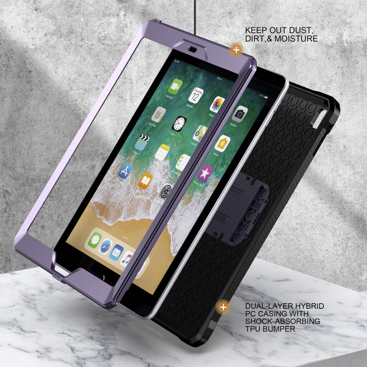 For iPad 9.7 2017/2018 Explorer PC + TPU Tablet Protective Case(Purple) - iPad 9.7 (2018) & (2017) Cases by buy2fix | Online Shopping UK | buy2fix