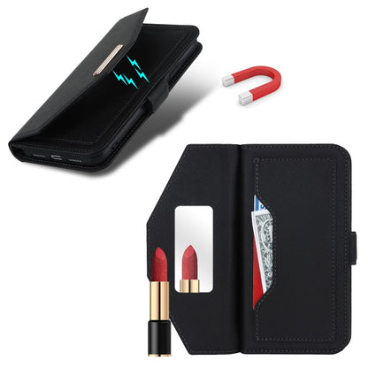 For iPhone 8 Plus / 7 Plus Cross Texture Lanyard Leather Phone Case(Black) - More iPhone Cases by buy2fix | Online Shopping UK | buy2fix